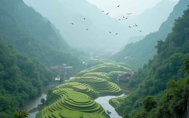 花果山景——風景秀麗，旅游必游