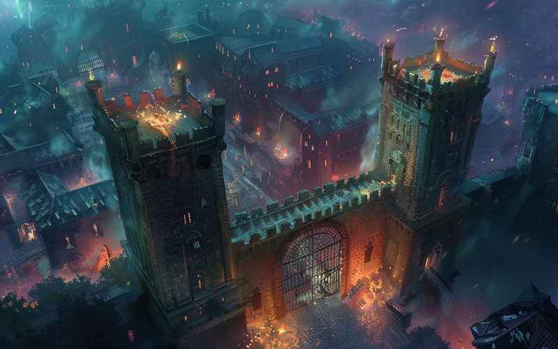 灯火长明的围城 灯火长明的围城