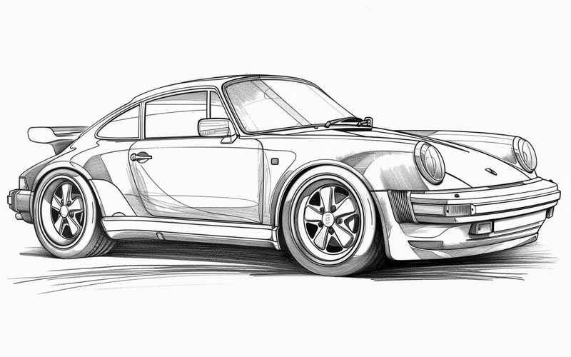 如何畫汽車,如何畫汽車的步驟