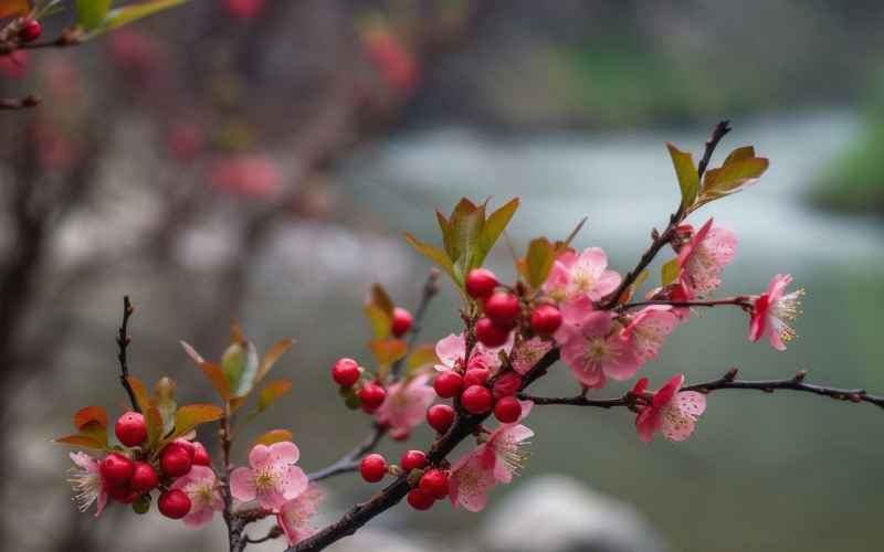 庐山春色，海棠花盛开，深度探索自然之美