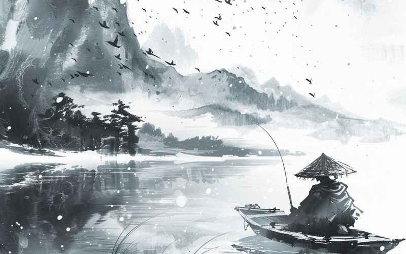 千古风骨赤子心，一蓑烟雨任平生