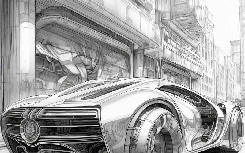 画未来的汽车【画未来的汽车模型】