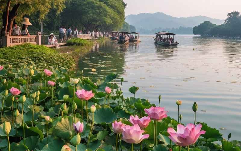 南湖美麗景，人文與自然共生