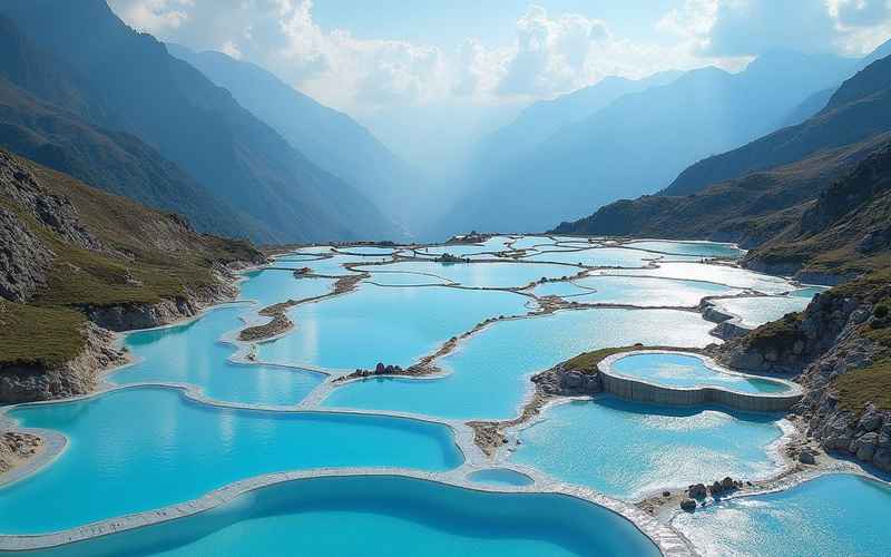 黄龙秘境自然风光 黄龙秘境自然风光