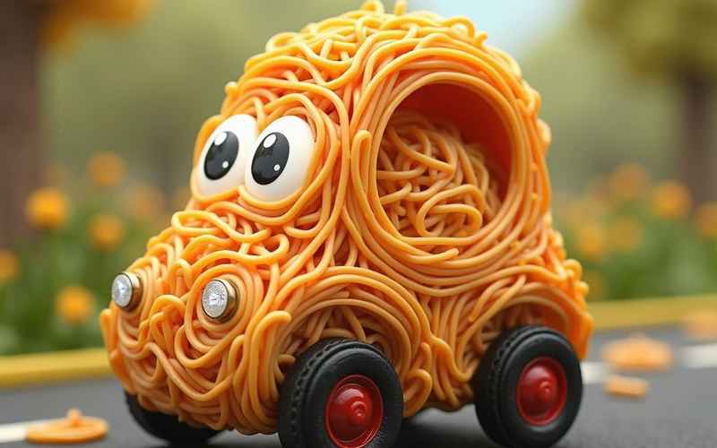 橡皮泥捏小汽車 橡皮泥捏小氣車