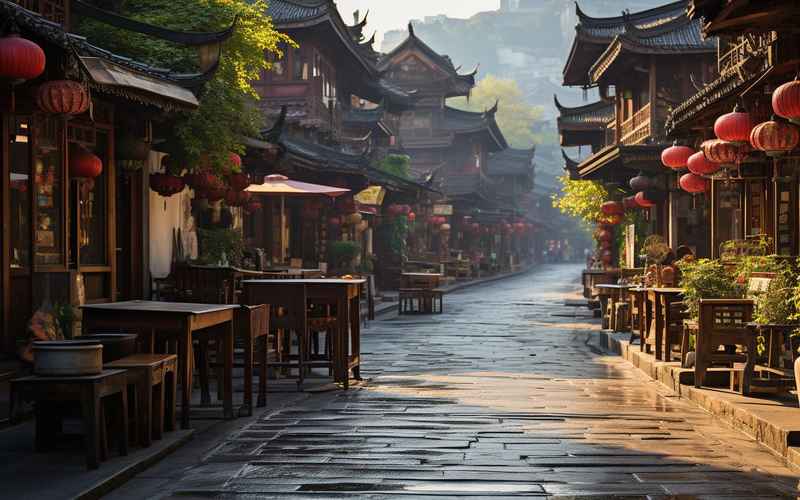 重庆周边一日游：磁器口古镇、洪崖洞、解放碑、天生三桥