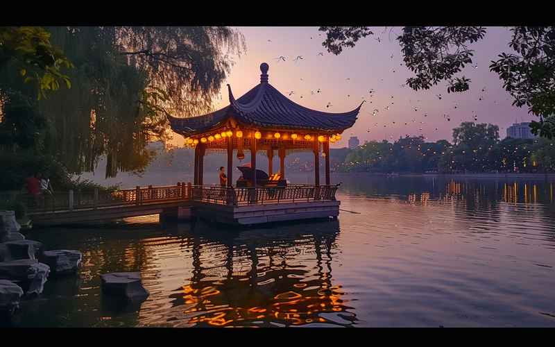 南湖宋城：绍兴市区必玩景点推荐