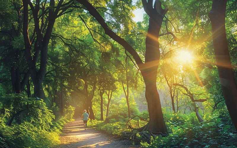 佳时光影寄春笺：林间相逢伴暖年