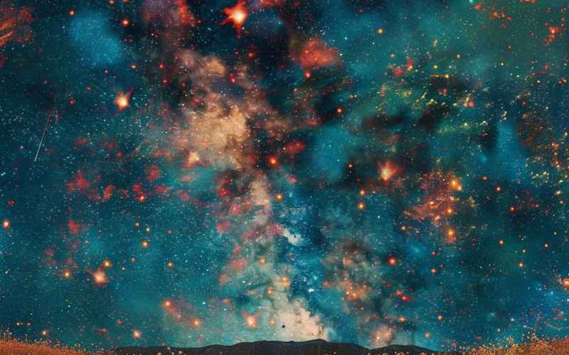 繁星作伴花满人间 繁星作伴花满人间