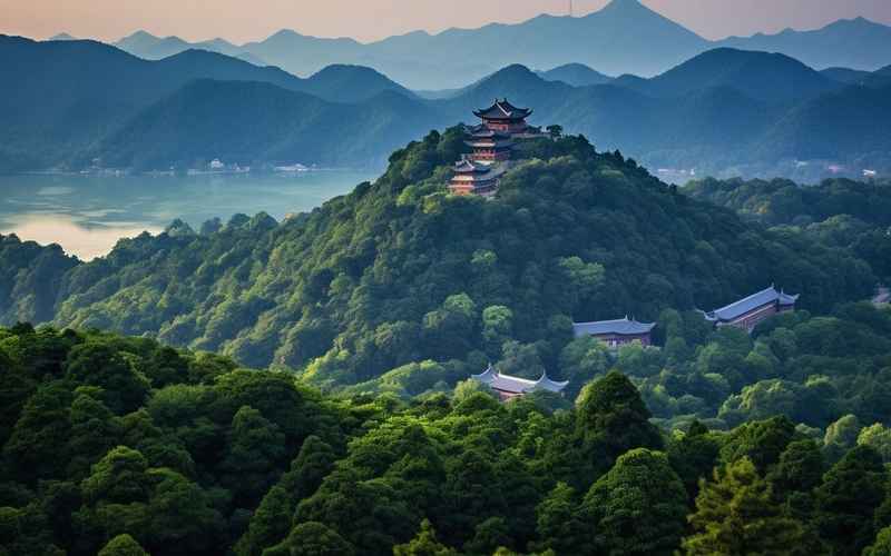 绍兴景点全景:青城山、南湖、堂会道、西湖一日游 绍兴景点全景:青城山、南湖、堂会道、西湖一日游