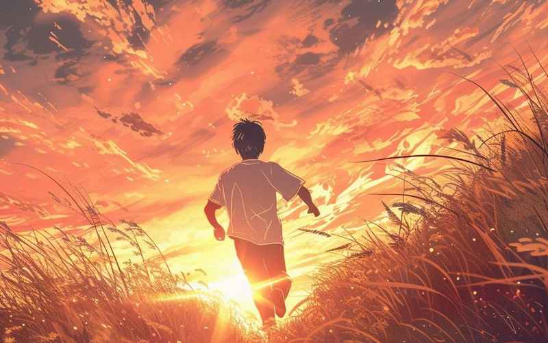 流金沉沙忆少年锦绣年华逝水逐光