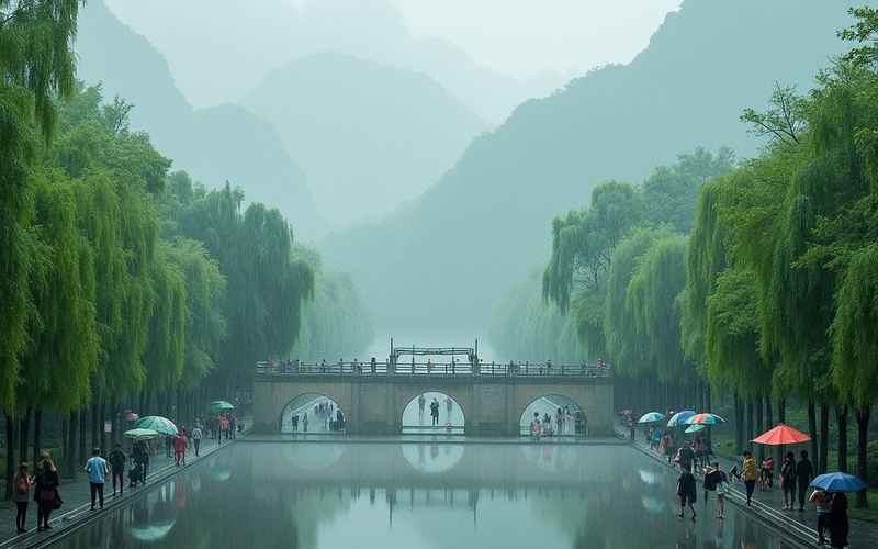 晉祠古鎮·淶河山景