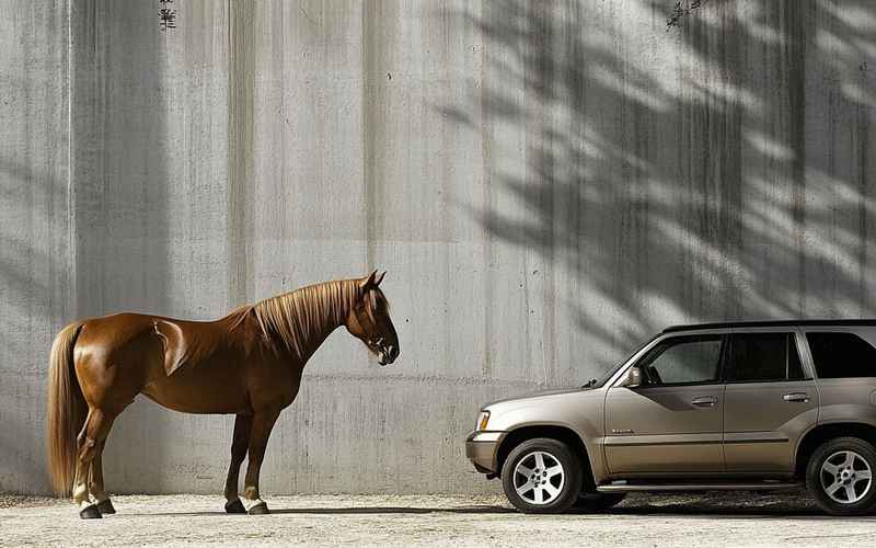 汽車與馬;汽車與馬賽跑