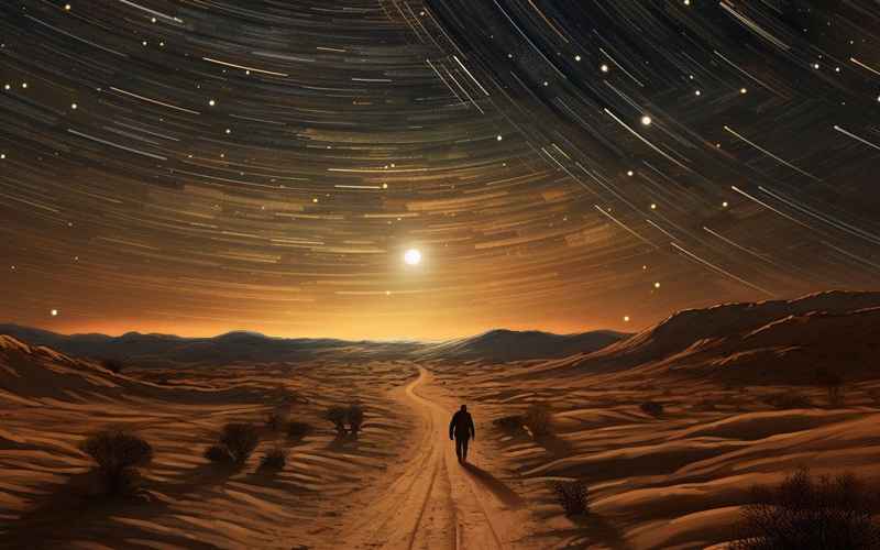 转身时，星辰已落满了来时路