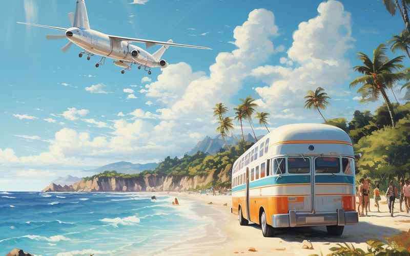 海滩之旅,公交穿梭 海滩之旅,公交穿梭