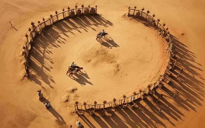 壮丽绝美沙坡头画卷