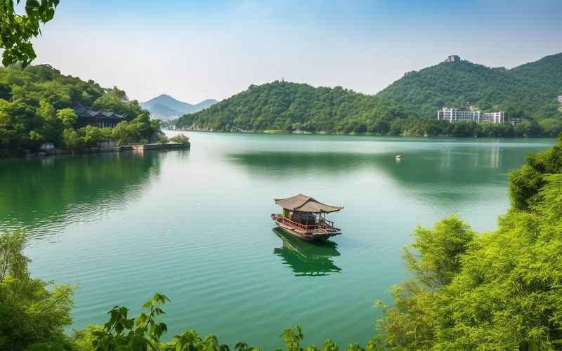 西津湖游山水畫境看絕美
