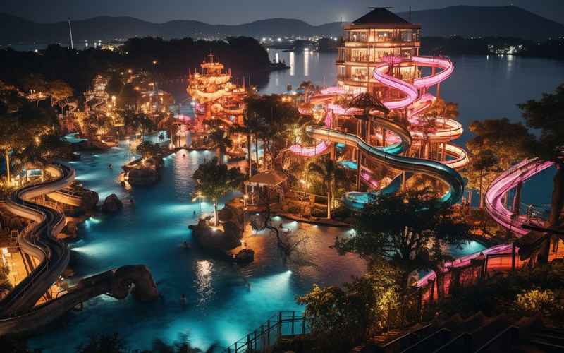 泰国民众畅游，费用明码标价