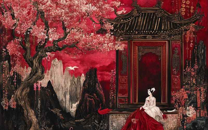 《红墙深院锁朱颜》