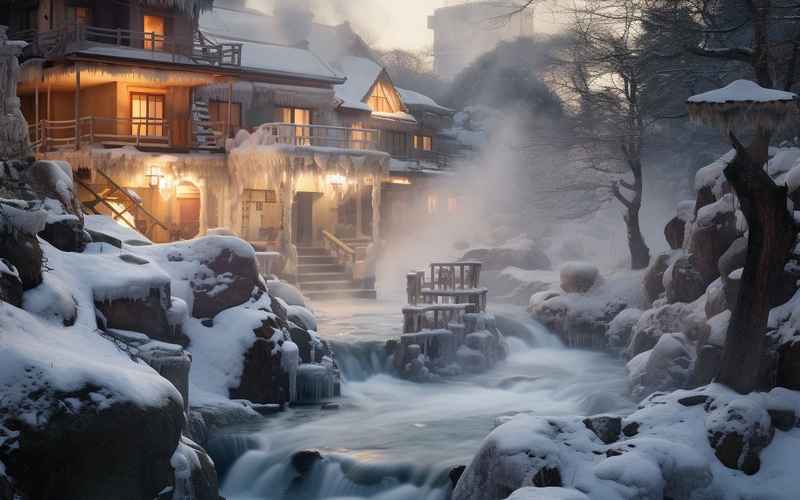 山西冬季游：温泉滑雪美食，体验不一样的风情