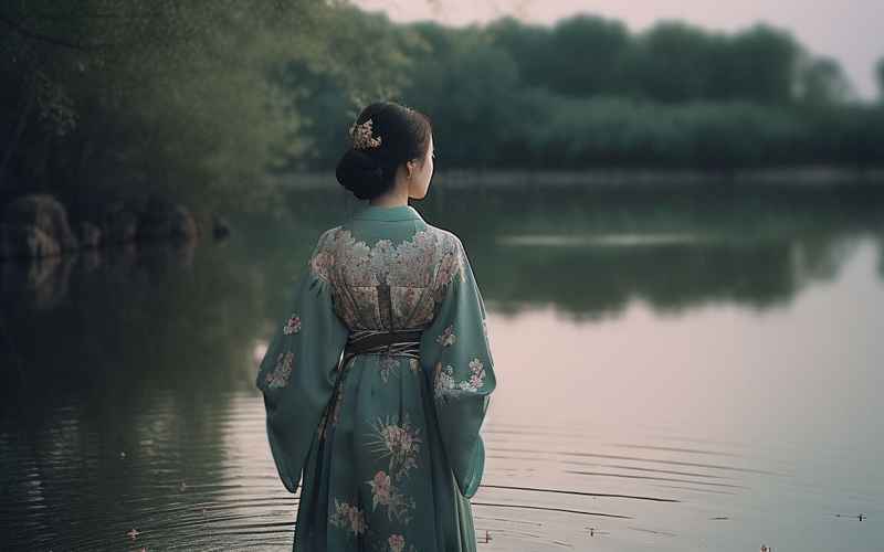 一剪春水映孤鸢