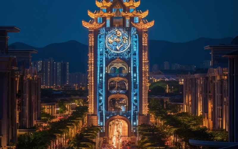 东兴汽车客运站、东兴汽车客运站离越南风情街多远